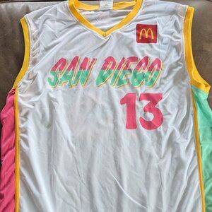 Padres City connect machado basketball jersey